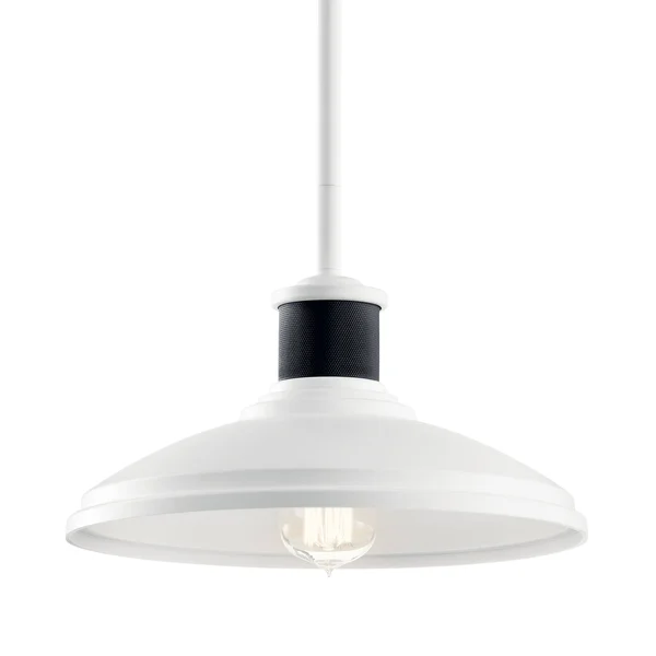 Kichler Allenbury Pendant/Semi Flush White 1 Light 49982WH