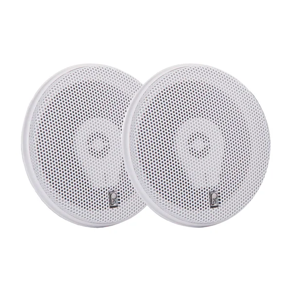 Poly-Planar 6x22 Titanium Series 3-Way Marine Speakers - (Pair)White