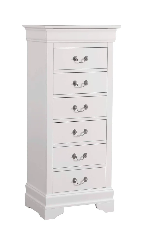 Glory Furniture Louis Phillipe G3190-LC Lingerie Chest - White