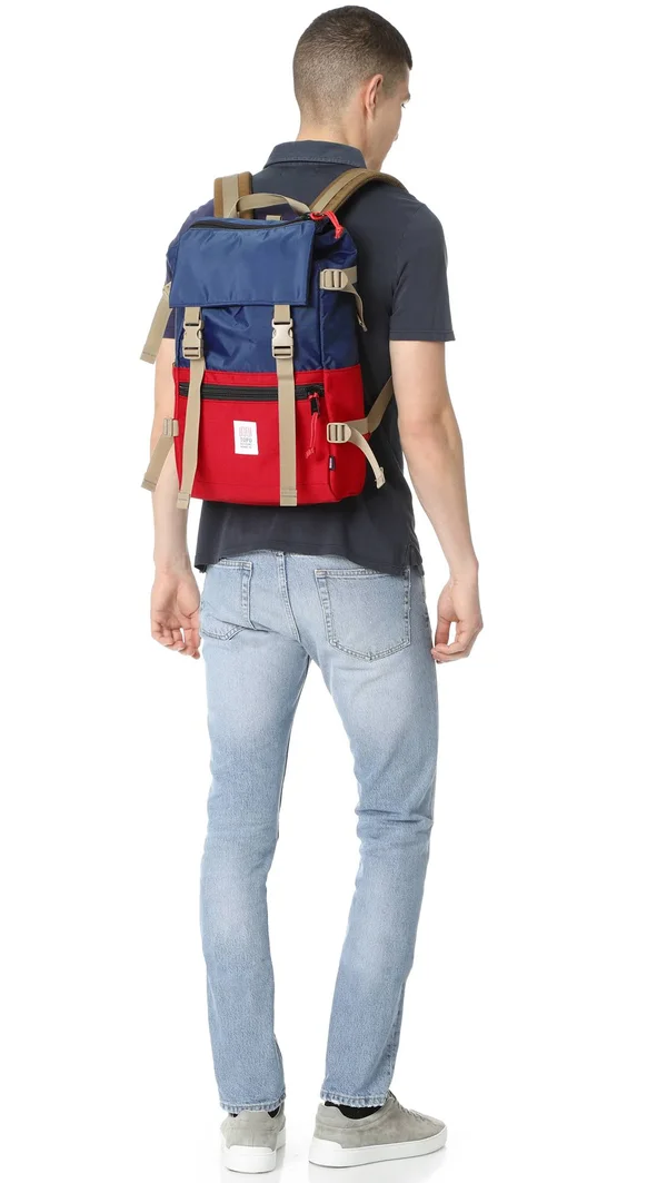 Topo Designs Rover Backpack - Red/Navy