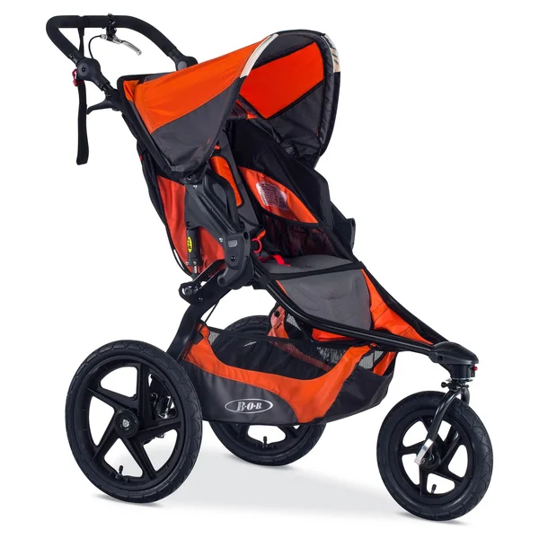Bob Revolution Pro Jogging Stroller - Up to 75 Pounds - UPF 50+ Canopy - Easy Fold - Adjustable Handlebar with Hand BRAKE - Canyo