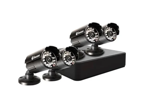 Swann Compact Security System - 8 Channel Digital Video Recorder & 4 Cameras