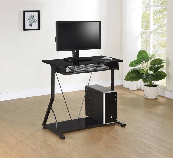 Coaster - Workstation - rectangular - black