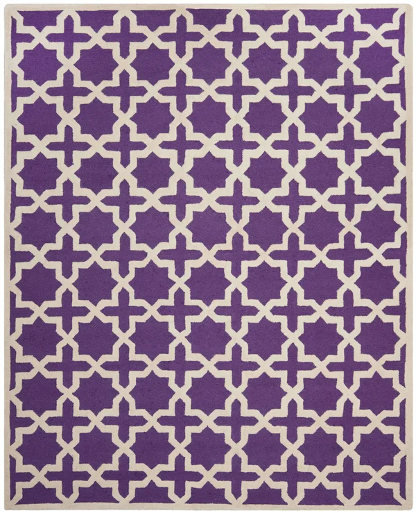 Safavieh Cambridge Purple & Ivory 8& x 10& Rug