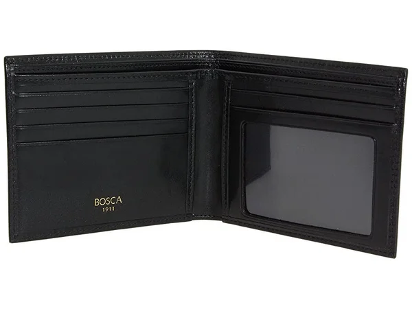 Bosca Old Leather Black Executive I.D. Wallet