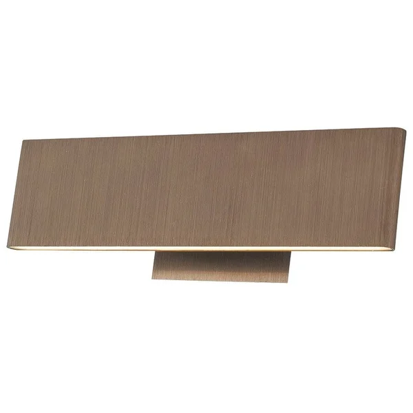 Abra Slim Brushed Bronze 1 Light LED Vanity Bath 20001WV-BB