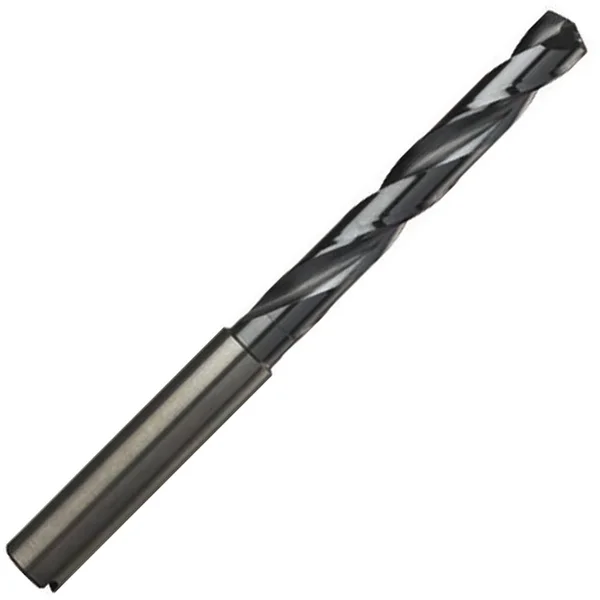 GUHRING 16.5mm 140° Solid Carbide Jobber Drill - nano-A Finish, Right Hand Cut, Spiral Flute, 143mm OAL, VA Point, Part #908511