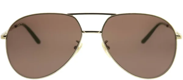 Gucci GG0356S 002 Gold Aviator Sunglasses