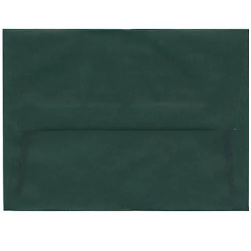 Jam Paper A6 Invitation Envelope - 4 3/4 inch x 6 1/2 inch, Racing Green Translucent Vellum, 1000/Carton, Size: 4.75 x 6.5, 4.75 x 6.5 inches