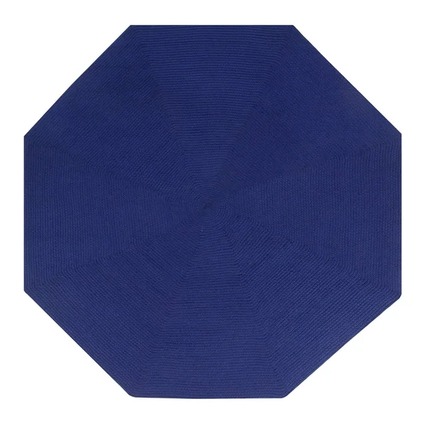 Better Trends Alpine Braid Reversible Indoor Area Utility Rug 100% Polypropylene, 72 inch Octagonal, Navy Solid