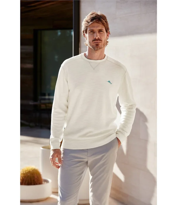 Tommy Bahama Tobago Bay Crewneck Sweatshirt in Light Sky