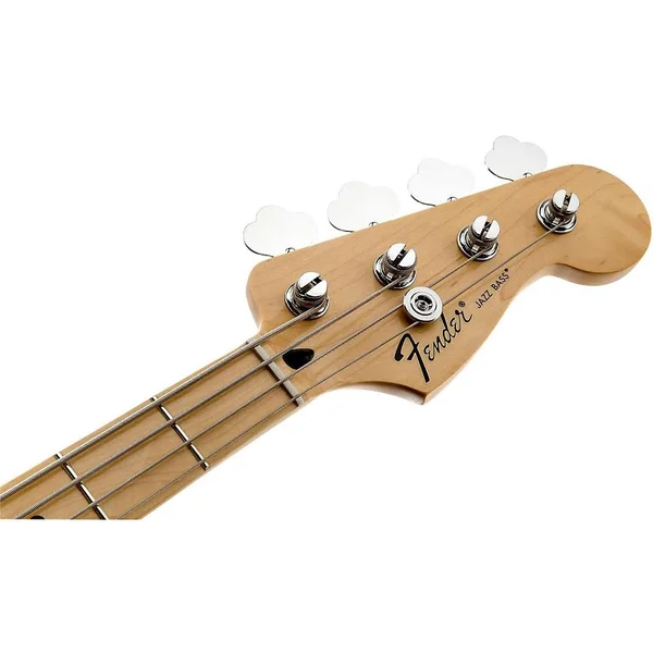 Fender Standard Jazz Bass Guitar, Lake Placid Blue, Gloss Maple Fretboard