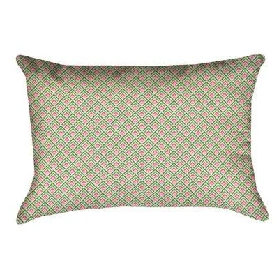 Avicia Indoor/Outdoor Lumbar Pillow Latitude Run Color: Yellow/Green Ombre