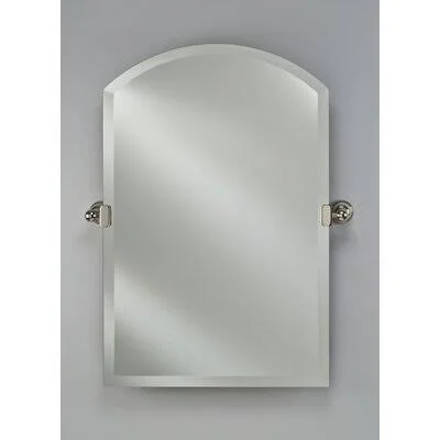 McNeill Radiance Frameless Bathroom - Vanity Mirror Alcott Hill Bracket Finish: Polished Chrome, Size: 30x22 H x 24x22 W