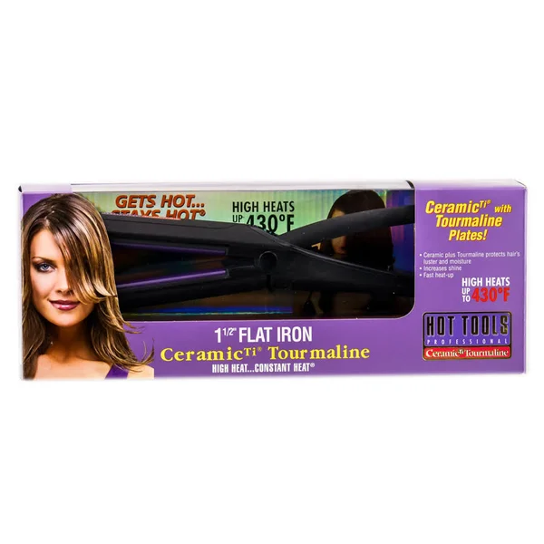 Hot Tools Professional Flat Iron, 1 1/2 Inch Ceramic Titanium