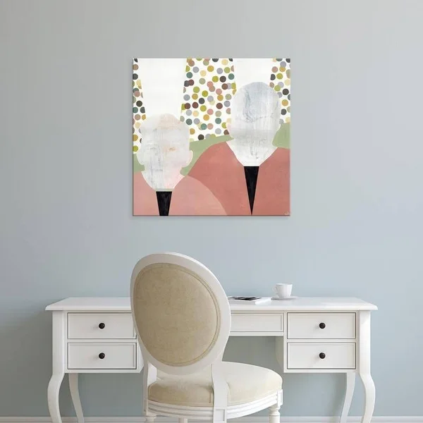 Easy Art Prints Nicolai Kubel Olesen's 'Twins' Premium Canvas Art - 36 x 36 - Brazilian Barnwood Frame