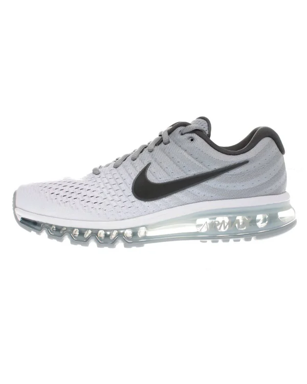 Nike Air Max 2017 - Mens Running Shoes White/Dark Grey/Wolf Grey