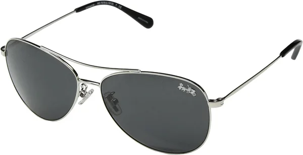 Coach HC7079 L1013 Metal Sunglasses - 93222L Light Gold