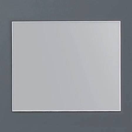 Orren Ellis Spitz Matte Aluminum Framed Bathroom/Vanity Mirror, Gray