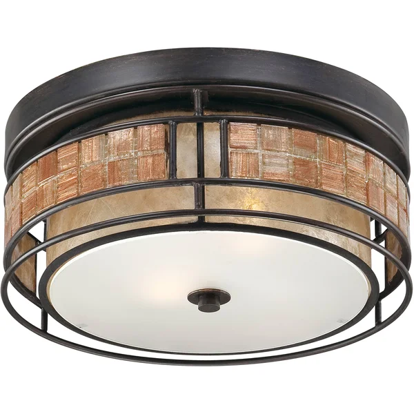 Quoizel MCLG1612RC Laguna Flush Mount Light - Renaissance Copper