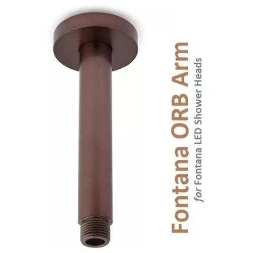 Fontana Oil Rubbed Bronze Shower Arm for Color Changing LED Rain Shower Head (Brass)