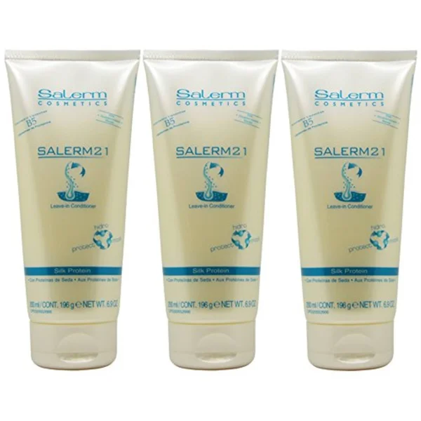 Salerm 21 Silk Protein Leave in Conditioner 6.9oz (Pack of 3)