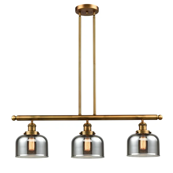 Innovations Lighting-Large Bell 3 Light Island Light-213-BB-G73-LED