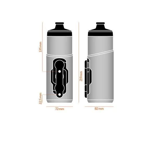 Fidlock Twist 600 ml Bottle w/ Gravity Bike Base