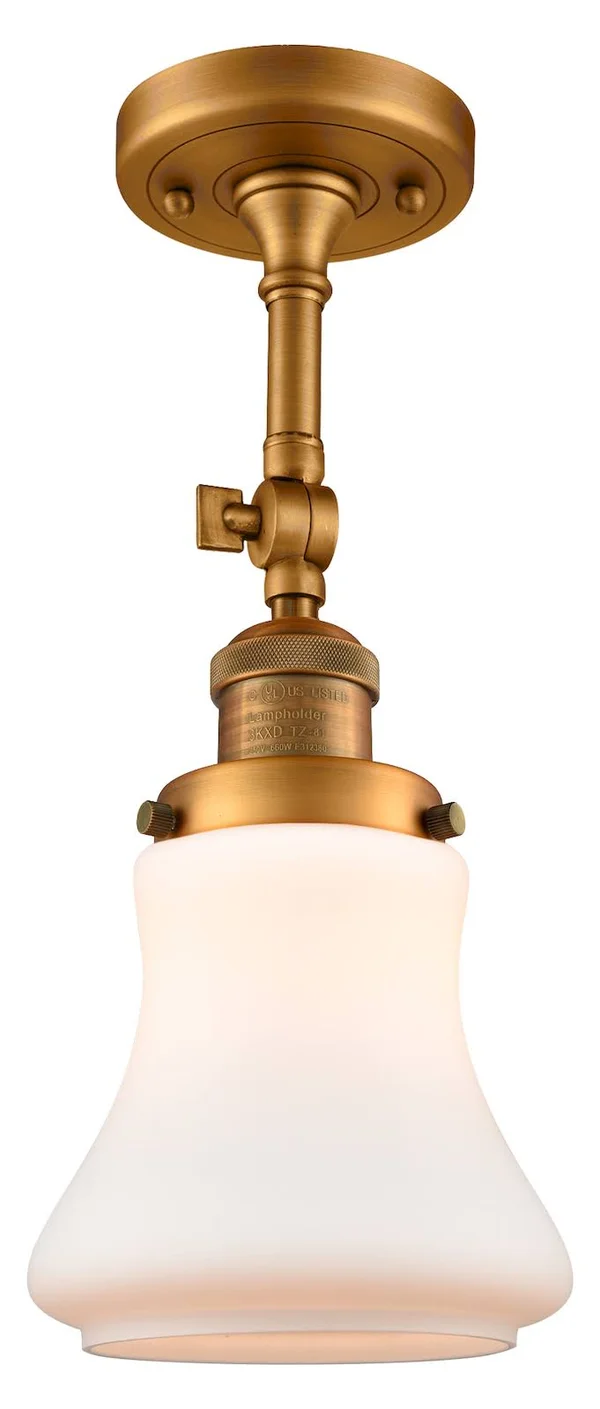 Innovations Lighting-Bellmont 1 Light Semi-Flush Mount-201F-BB-G191-LED