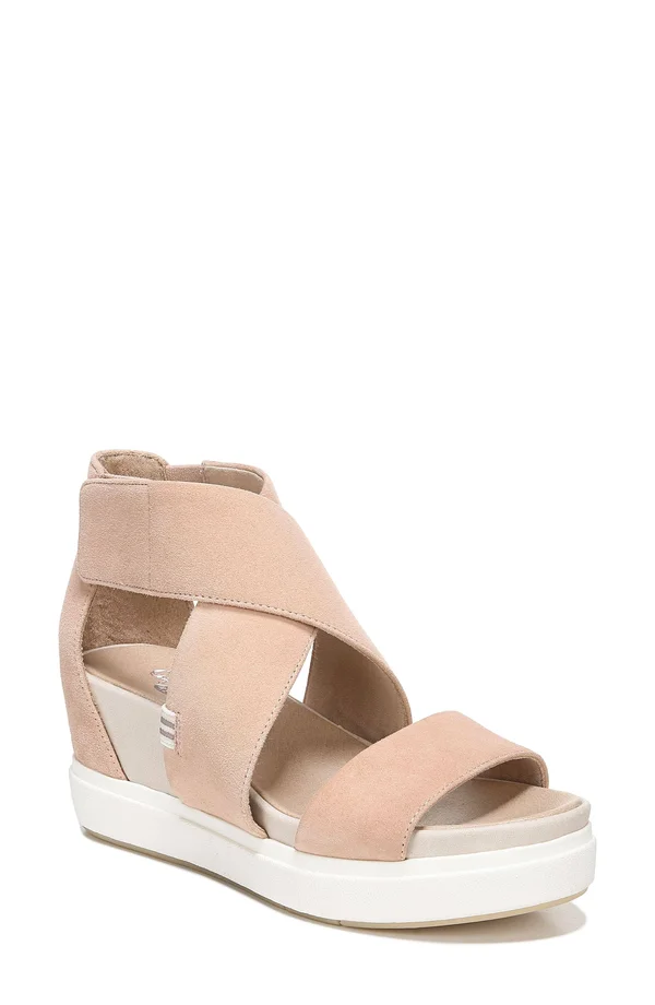 Dr. Scholl&s Original Collection Women's Scout High Wedge Sandal, Size: 6.5, Pink
