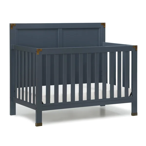 Baby Relax Standard Full-Sized Crib Graphite Blue
