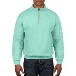Comfort Colors Quarter Zip Sweatshirt - Island Reef - Size L - Sample