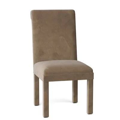 Moffatt Upholstered Parsons Chair Winston Porter Body Fabric: Heather Pearl