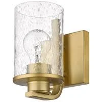 Z-Lite 492-1S-OBR 1 Light Wall Sconce in Olde Brass