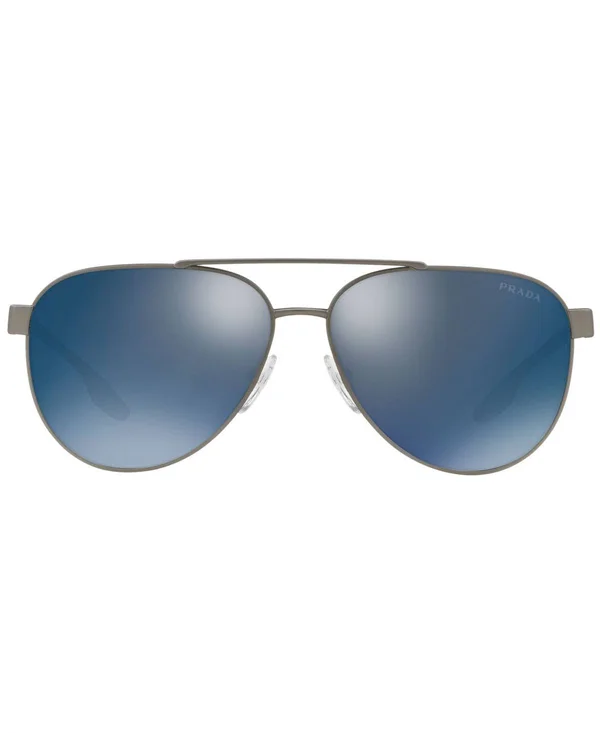 Prada Linea Rossa PS 54TS DG1387 Gunmetal Rubber