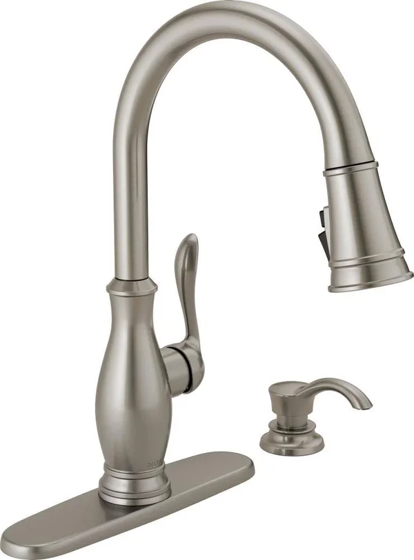 Delta Zalia SpotShield Stainless 1-Handle Pull-Down Kitchen Faucet