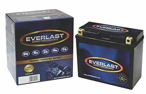 Everlast Battery Ctx14-bs 12 Volt AGM Fresh Pack Maintenance-Free with Acid 6-Pack Bottle -5 7 8 L x 3 16 W 5 4 H