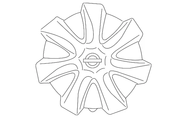 2012 - 2017 Nissan Wheel Cover 40315-3BA0B
