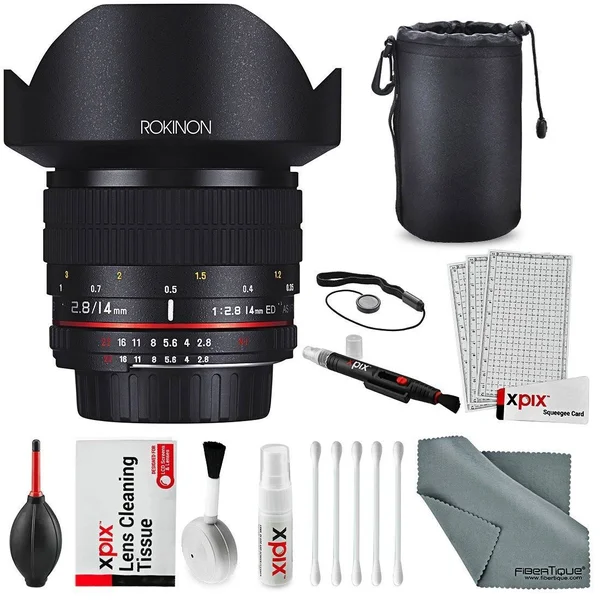 Rokinon Wide-Angle Lens for Nikon F - 14mm - F/2.8
