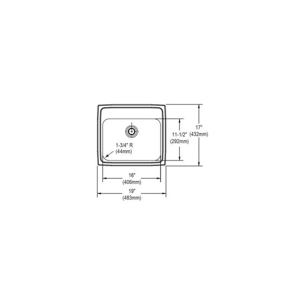 Elkay PSLVR1917LO3 Asana Bathroom Sink Stainless Steel