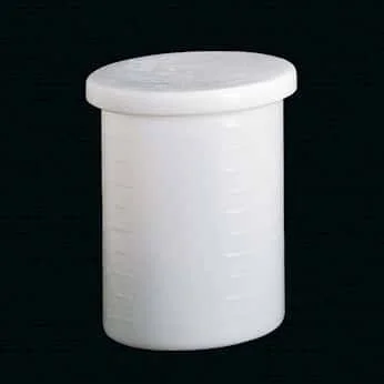 Cole-Parmer Cylindrical Tank with Cover and Spigot - HDPE, 5 gal., 3/16x22 Wall