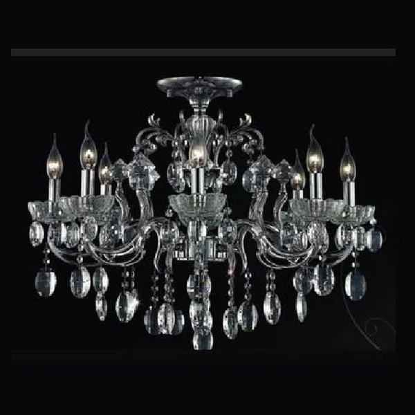 CWI Lighting 6 Light Flush Mount with Chrome Finish 2026C24C-6