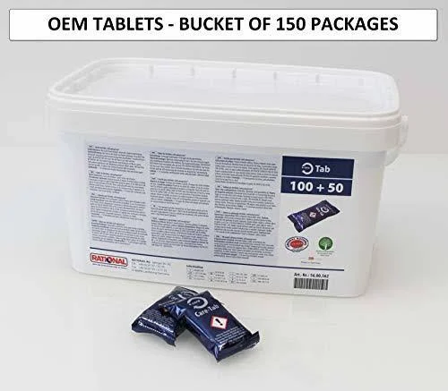 Rational Care Tabs OEM for Self Cooking Center 150 Tab Bucket
