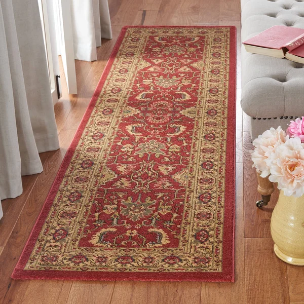 Safavieh Mahal Azra Traditional Oriental Rug - 2&2x22 x 6& Runner - Red/Beige