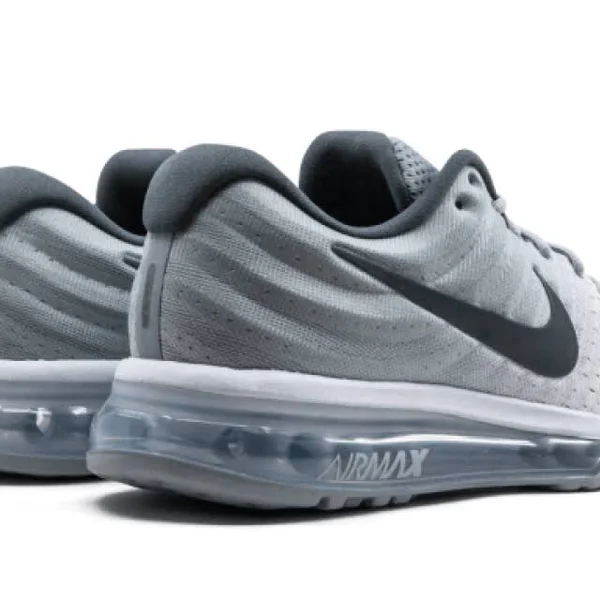 Nike Air Max 2017 - Mens Running Shoes White/Dark Grey/Wolf Grey