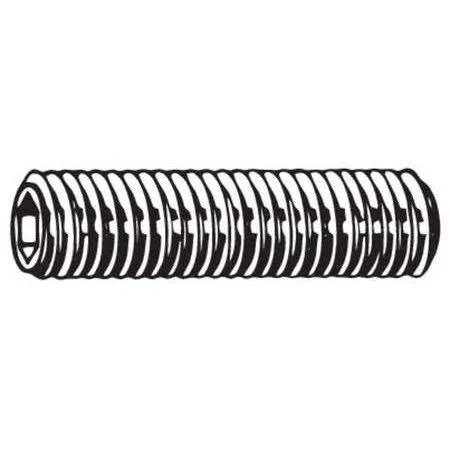 Fabory U07860.043.0050 Set Screw - zinc P, 14, Flat, 1/2in, PK50