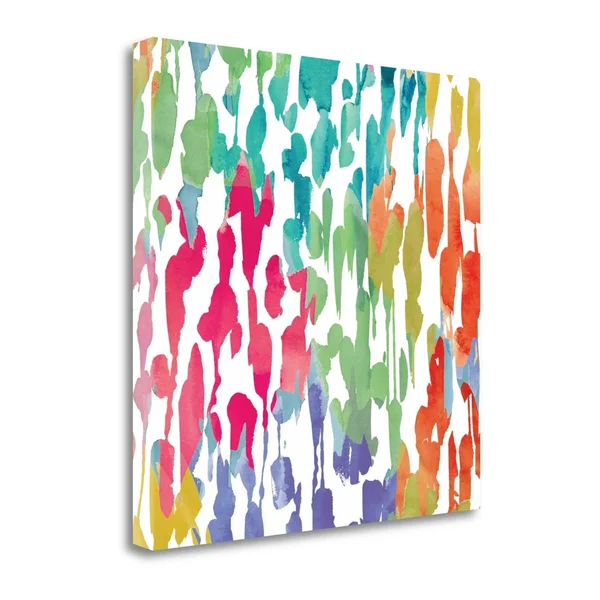 25x22 x 25x22 Splashes of Color III Giclee on Gallery Wrap Canvas