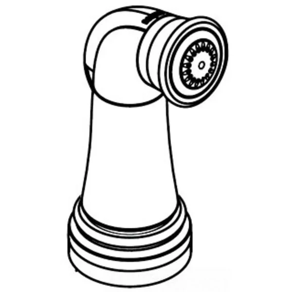 Moen 129835 Side Spray Hose and Hose Guide - Chrome