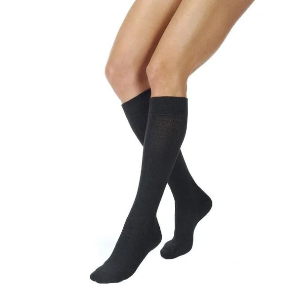 Jobst Activewear 30-40 mmHg Knee High, X-Large, Steel Gray
