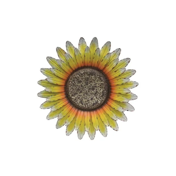 Galvanized Sunflower Wall Decor